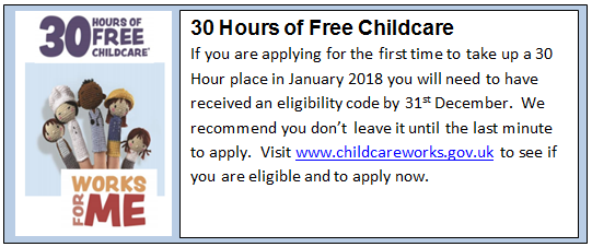 30 hours free childcare